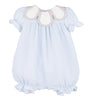 Cuddle Cotton Petal Playsuit - Blue