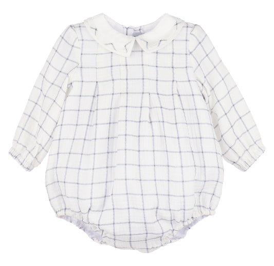 Cozy Checks Boy Bubble