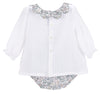 Sophie & Lucas - Bouncy Blooms 2 Piece Doll Set, Blue