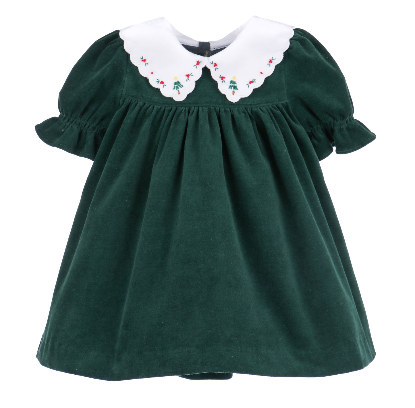 Holly Jolly Velvet Miller Dress - Green