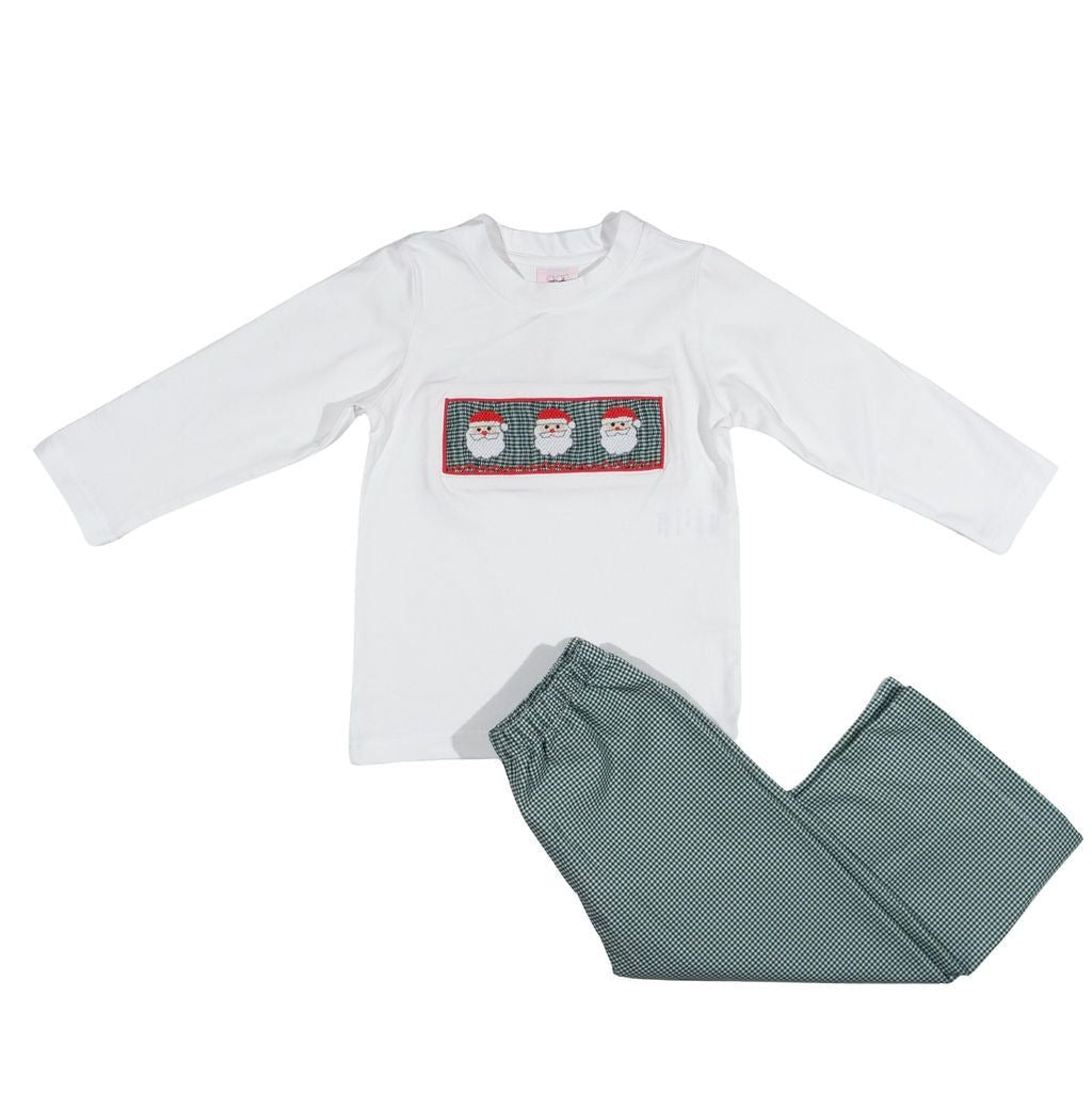 Santa Bear Pant Set