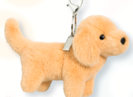 Golden Retriever Plush Toy Bag Charm