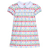Short Sleeve Evelyn Dress - Apples