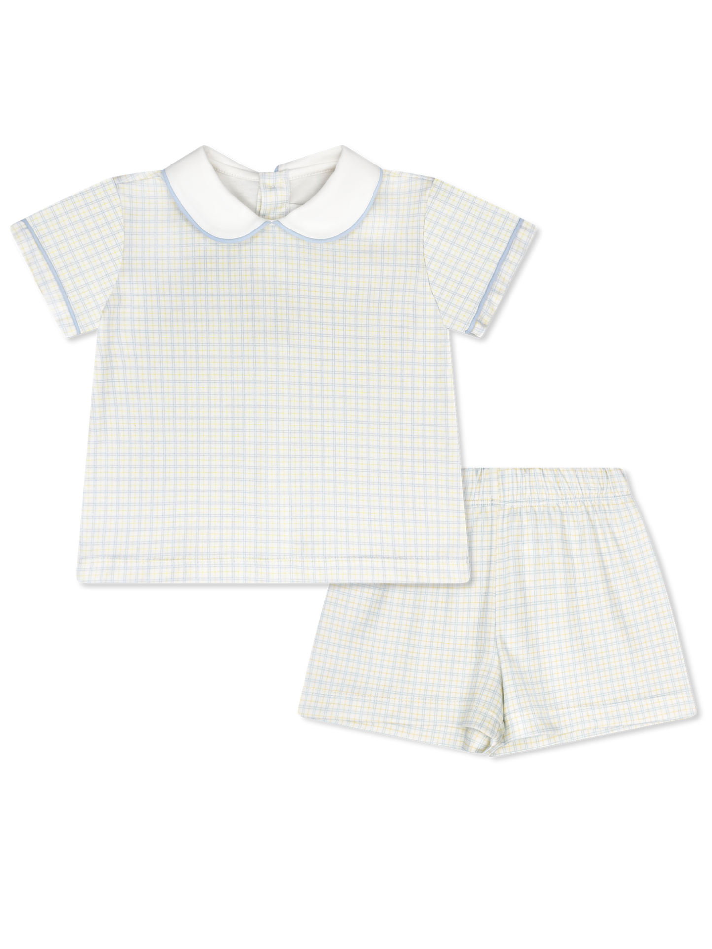 Sibley Short Set - Cornflower Check