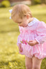 Smocked Natalie Bubble - Pink Vinings