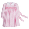 Smocked Natalie Dress - Pink Vinings