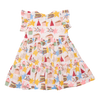 Girls Jennifer Dress - Birthday Star