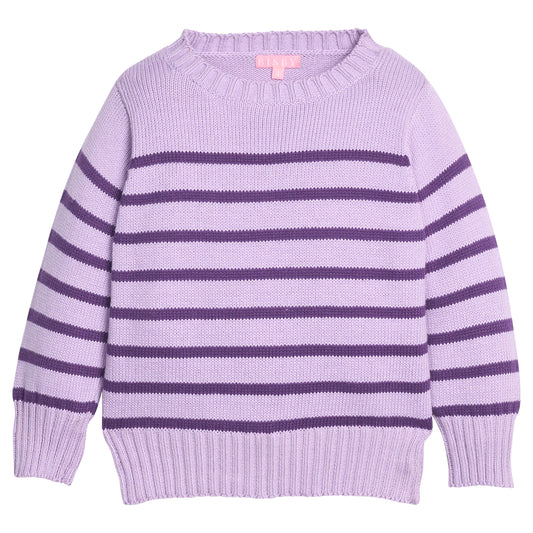 Striped Sweater - Purple