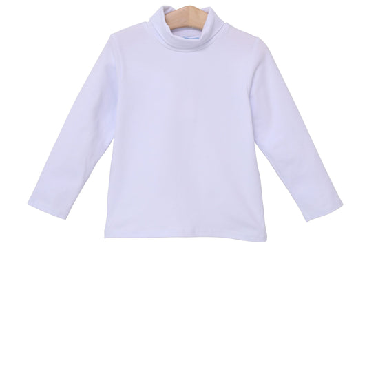 Taylor Game Day Turtleneck - White