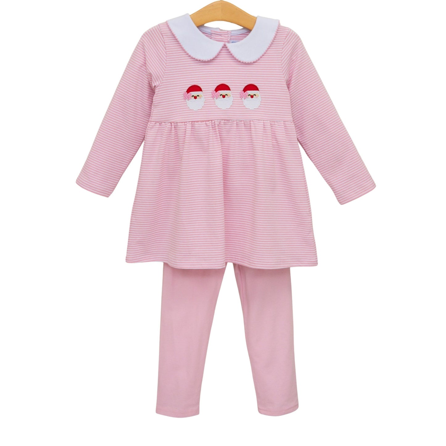 Santa Trio Pant Set - Pink