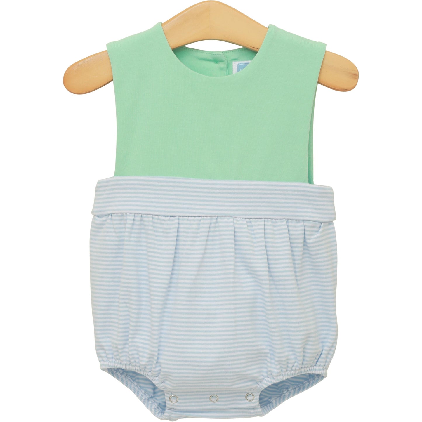 Bentley Bubble - Green Stripe/Light Blue
