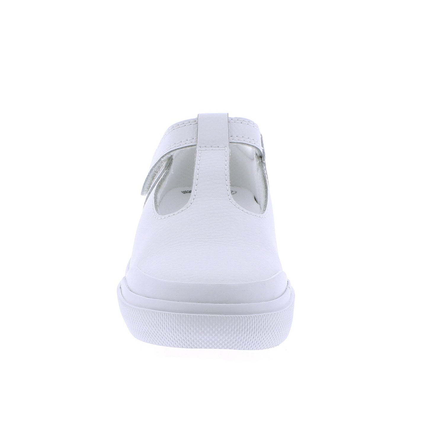 Footmates Drew - White Leather with Gray Accent