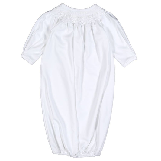 White Smocked Pima Bishop Gown