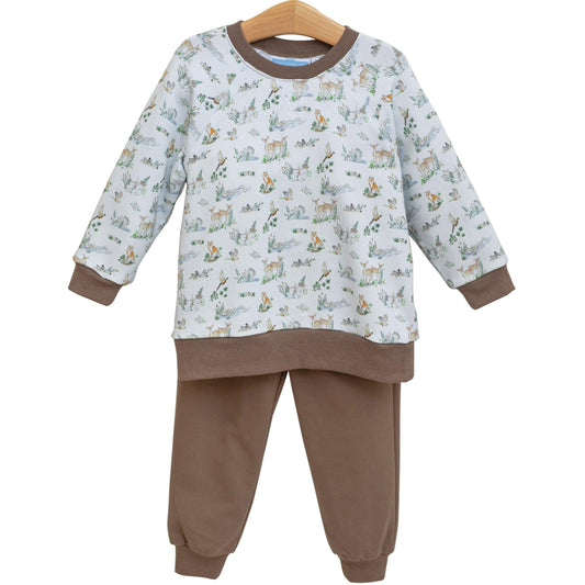 Woodland Friends Frech Terry Set