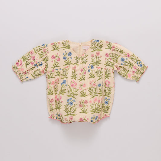Baby Girls Wynne Bubble - Leafy Floral