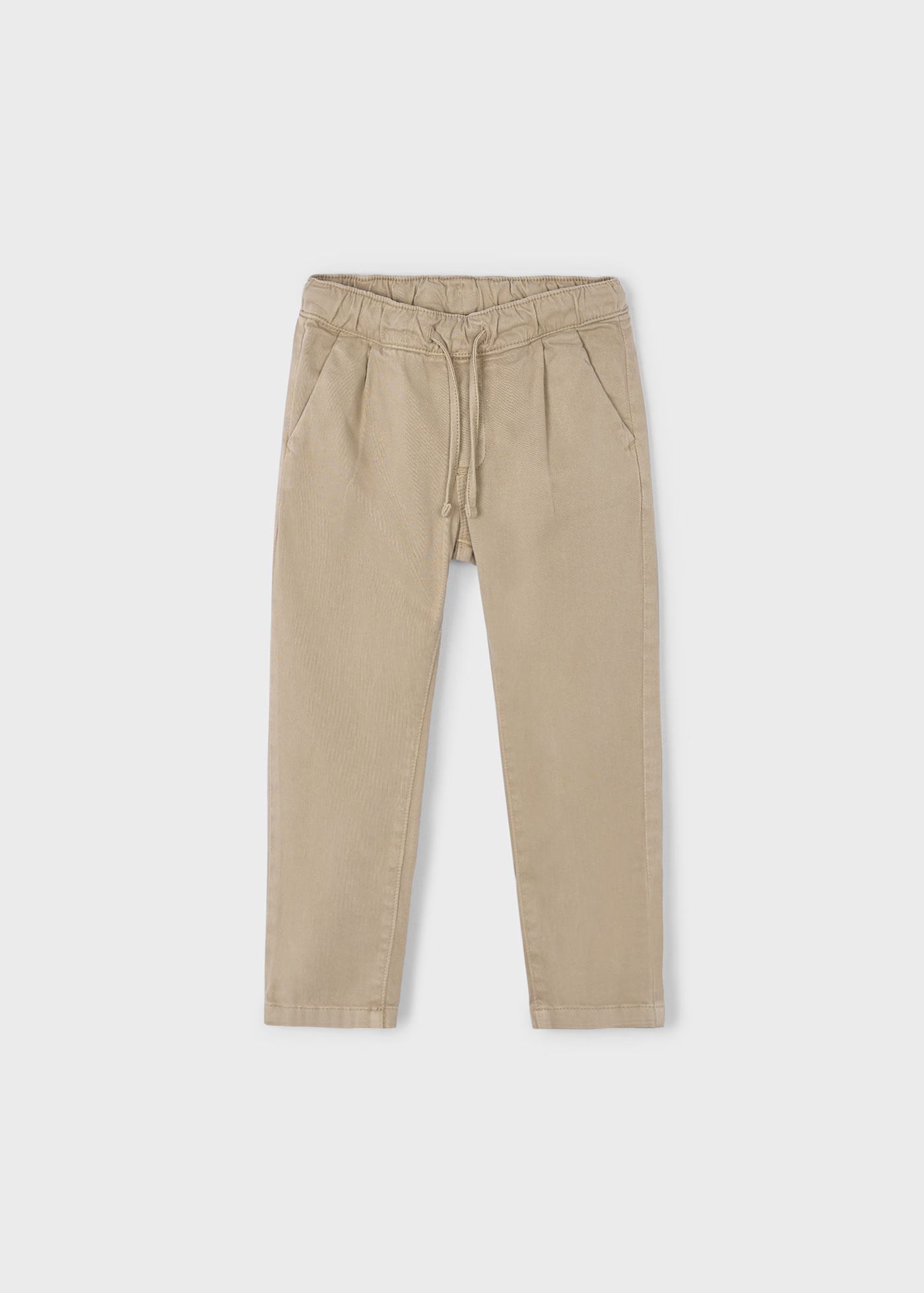 Boy Chino Joggers - Cashew