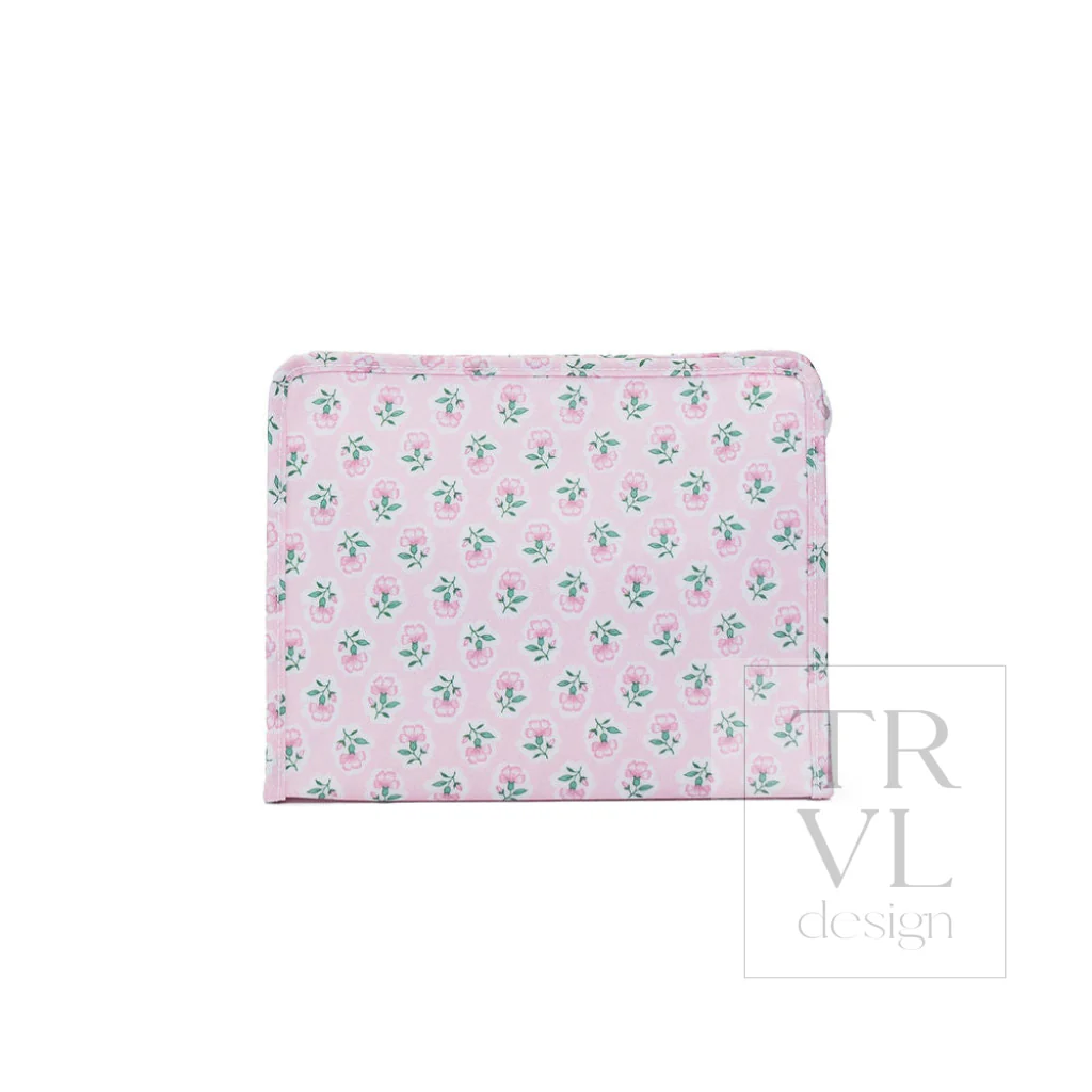 Roadie Medium Zip Pouch - Petite Fleur Pink