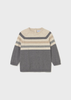 Baby Colorblock Sweater - Graphite Heather
