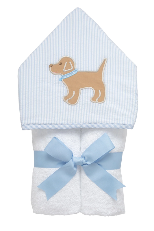 Puppy Everykid Towel - Blue