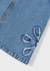 Girl Denim Overall Skirt
