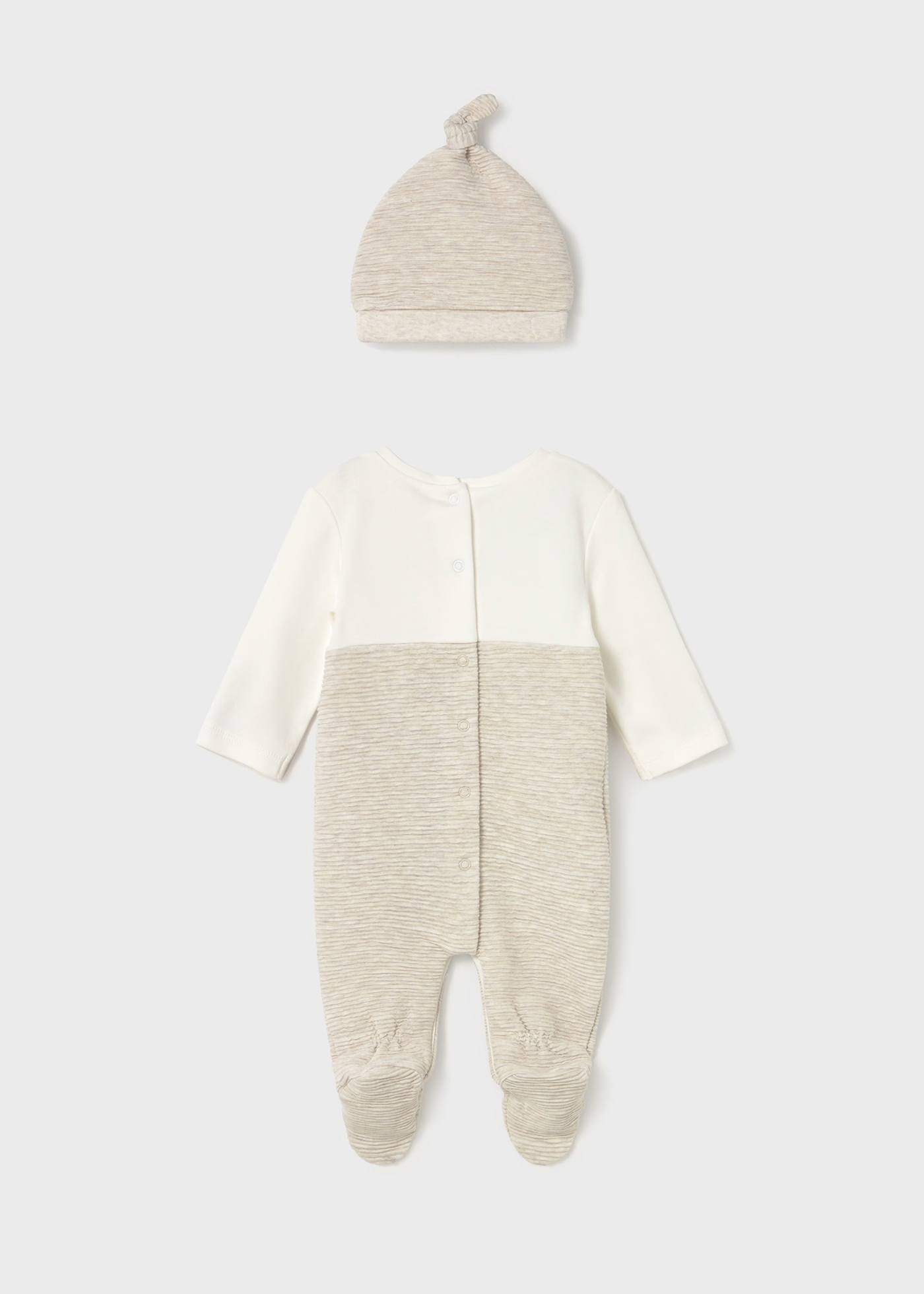 Newborn Boy One Piece with Hat