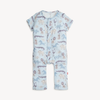 Jungle Jazz Cotton Gauze Magnetic Short Sleeve Romper