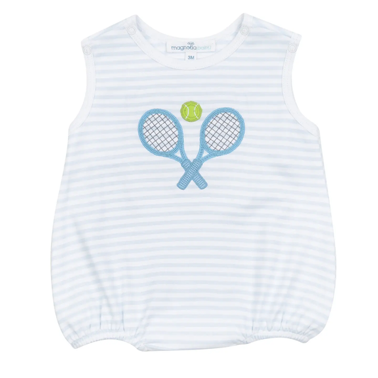 Courtside Cuties Applique Bubble - Light Blue