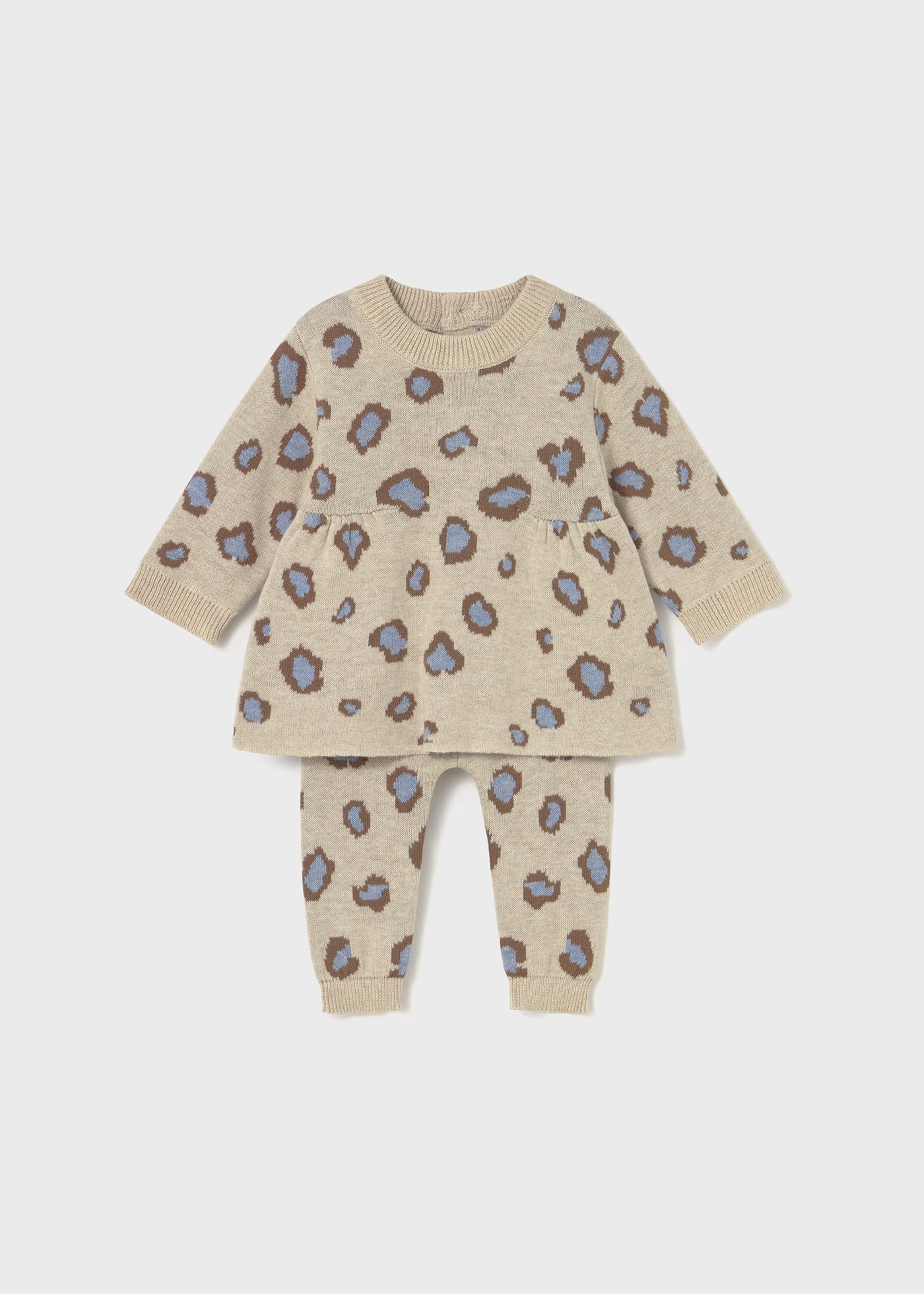 Newborn Girl 2-Piece Printed Set