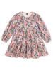 Corduroy Henley Shirtdress - Japanese Mini Floral