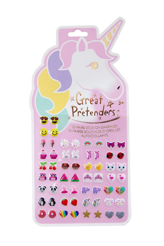 Unicorn Sticker Earrings - 30 Pairs