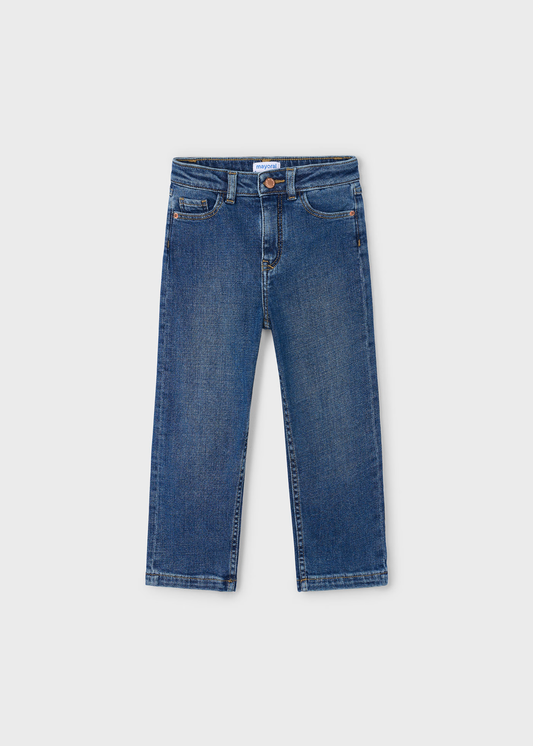 Unisex Baby Basic Denim Pants - Dark Denim