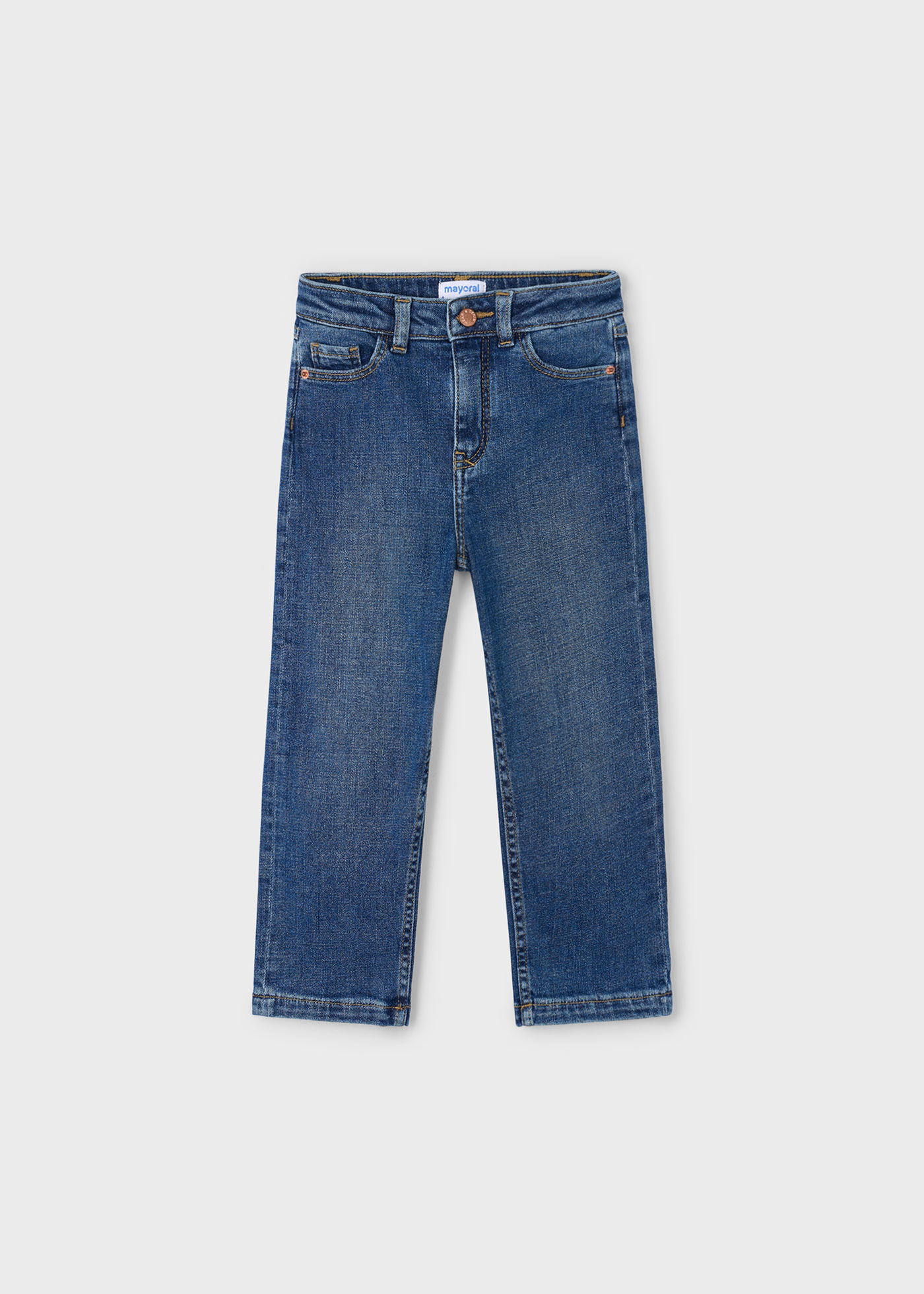 Unisex Baby Basic Denim Pants - Dark Denim