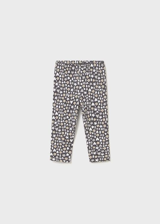 Baby Printed Leggings - Lead