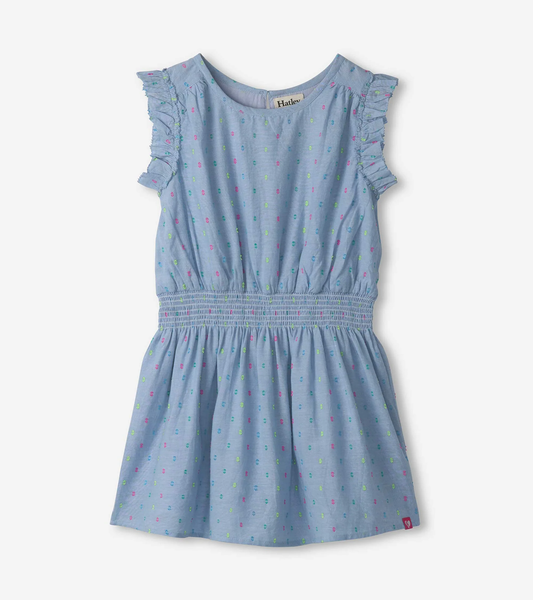 Bright Spot Chambray Woven Play Dress
