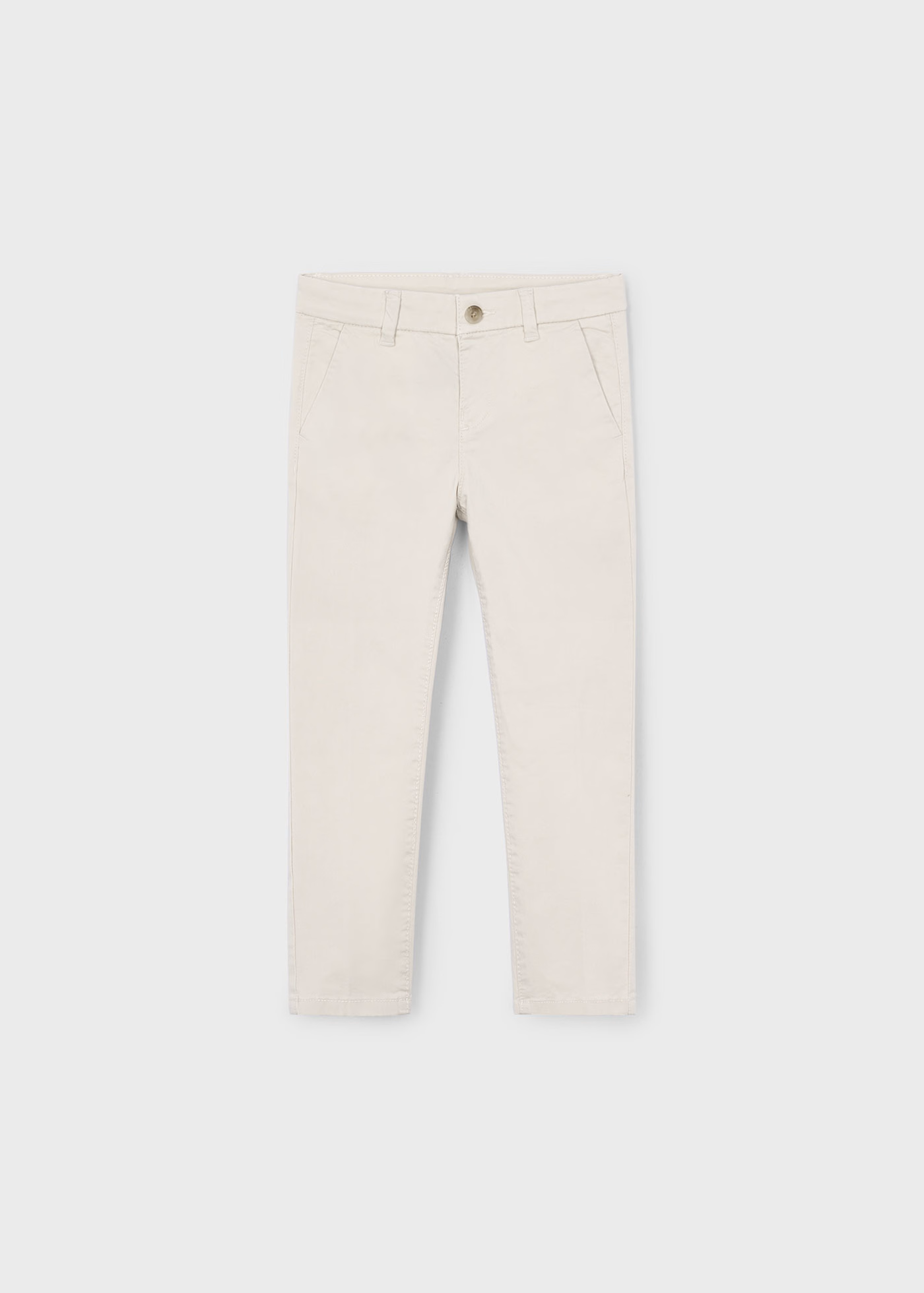 Boy Classic Chino Pants - Bone