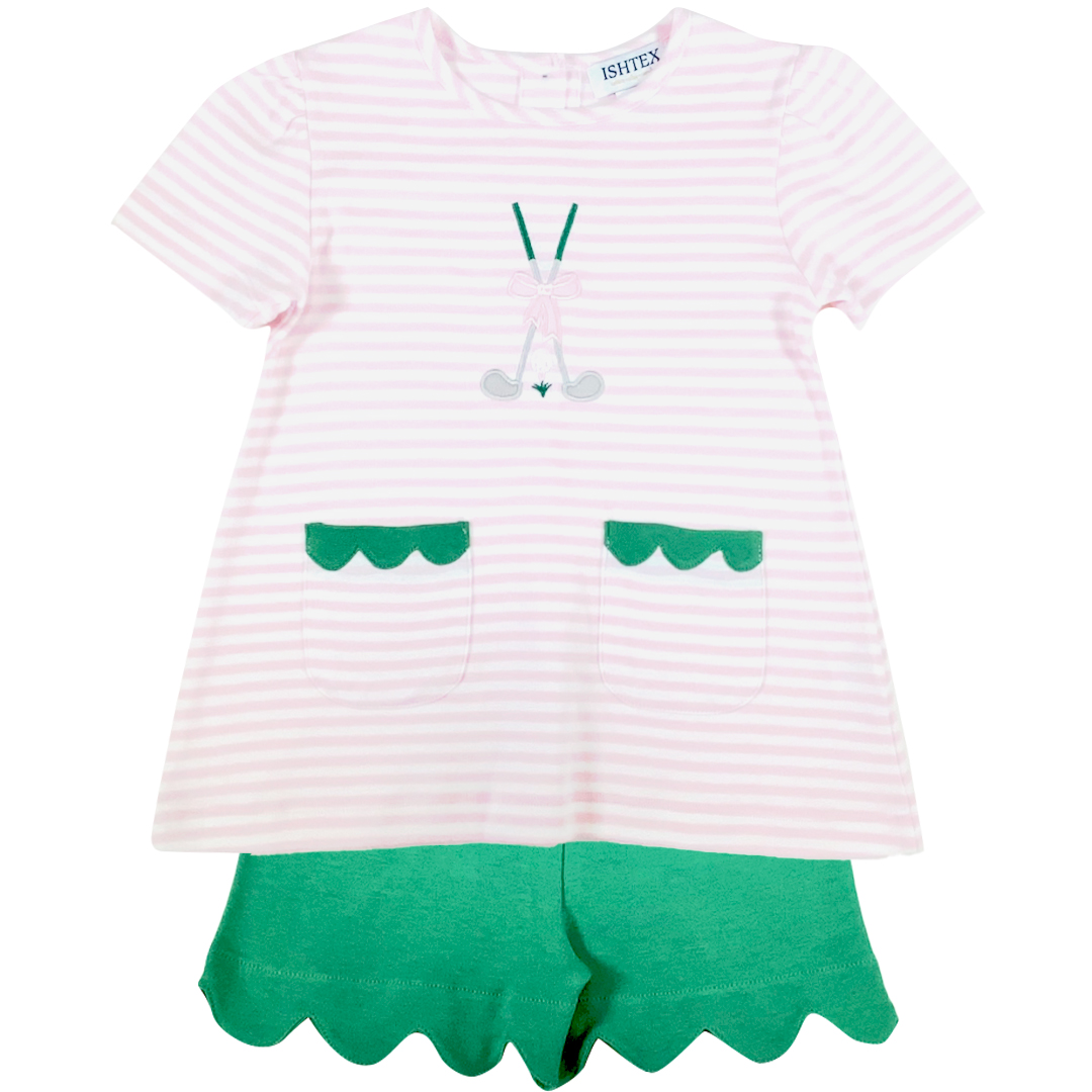 Golf Club Girl's Shorts Set