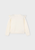 Girl Openwork Knit Sweater - Macchiato