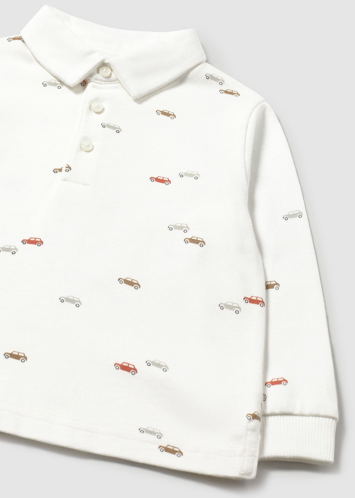 Baby Printed Polo Shirt - Car