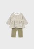 Newborn Girl 4-Piece Set - Olive