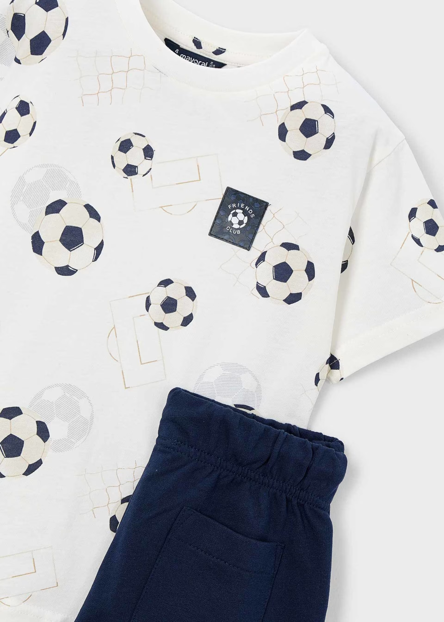 Boy Shorts and Printed T-shirt Set