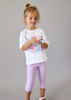 Girl Drop Shoulder T-shirt - Flower
