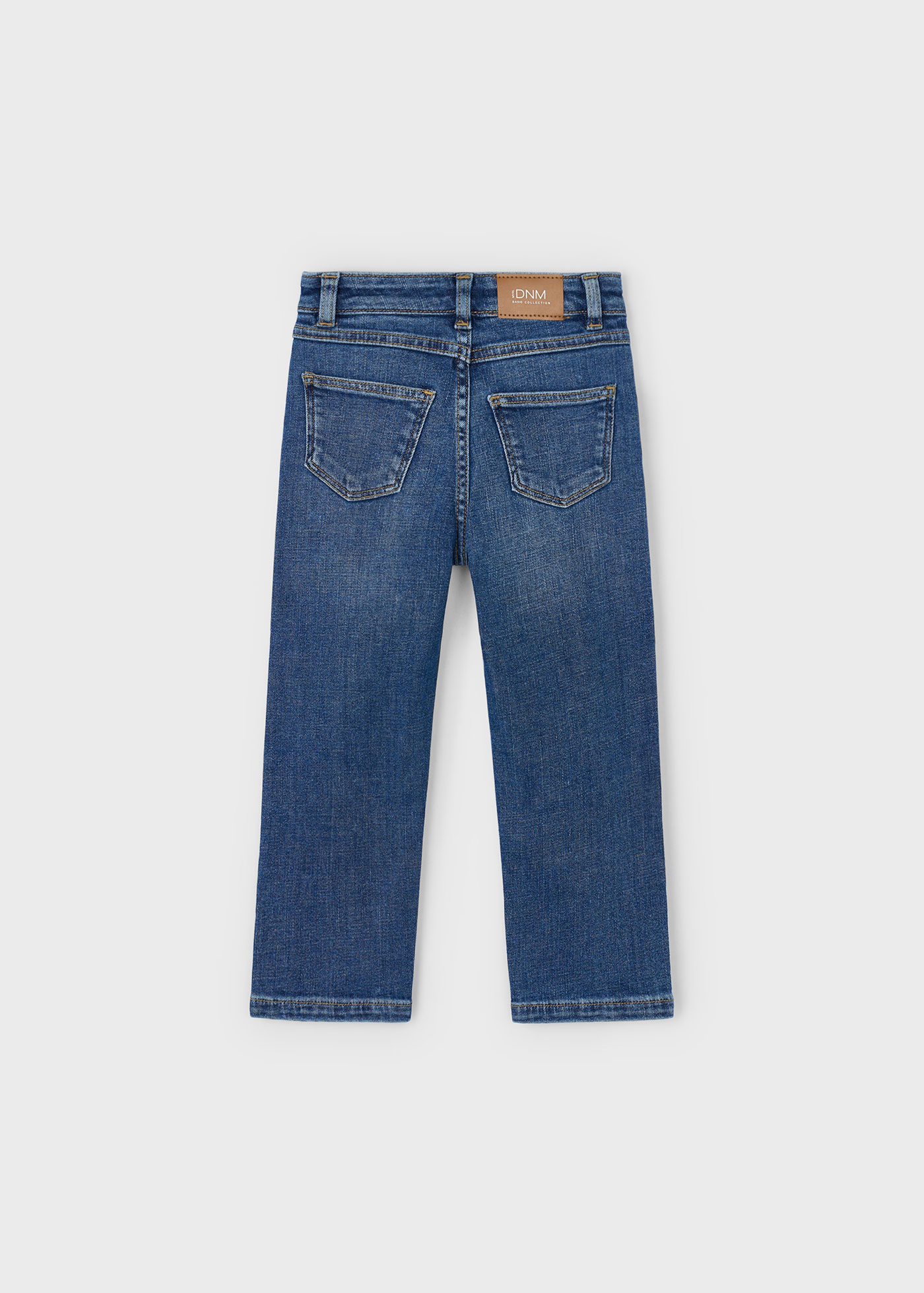 Unisex Baby Basic Denim Pants - Dark Denim