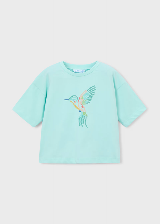 Girl Drop Shoulder T-shirt