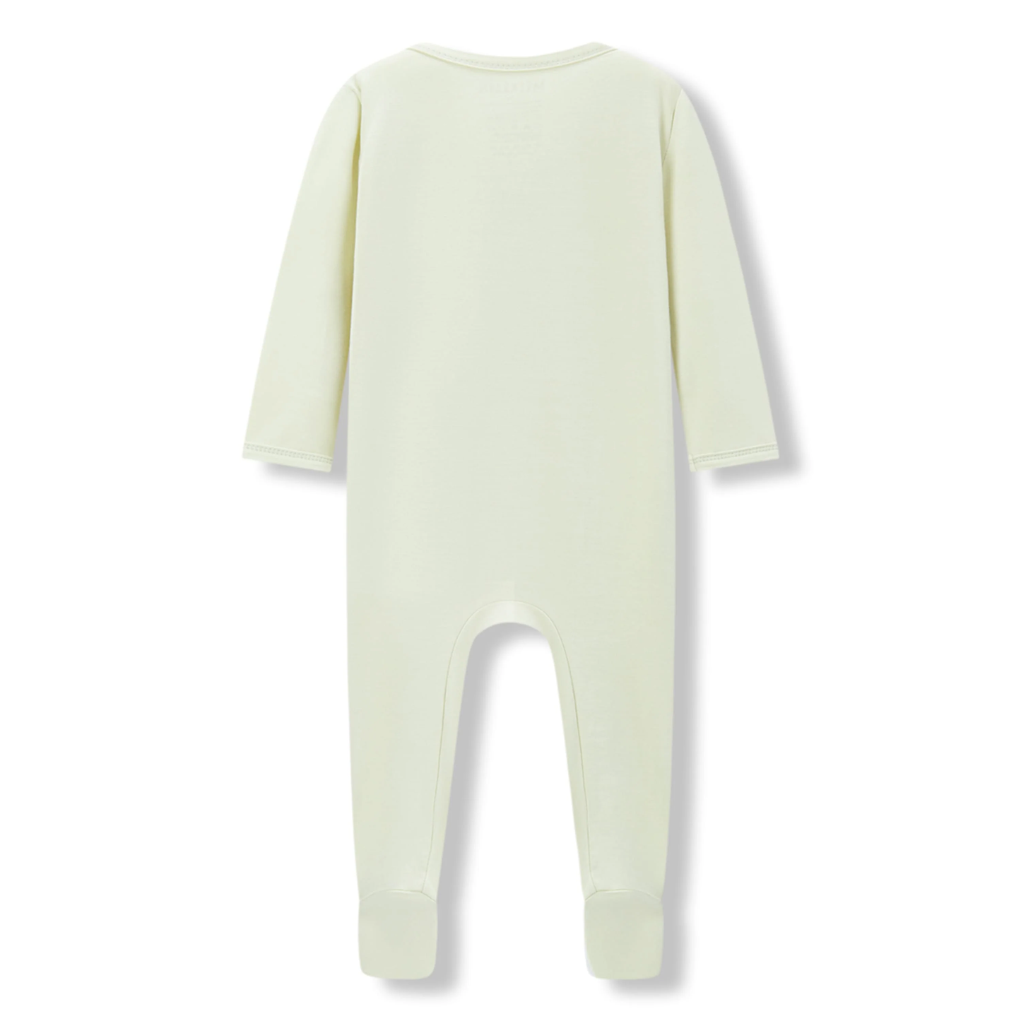 Aloe Luxe Solid Zipper Footed Romper