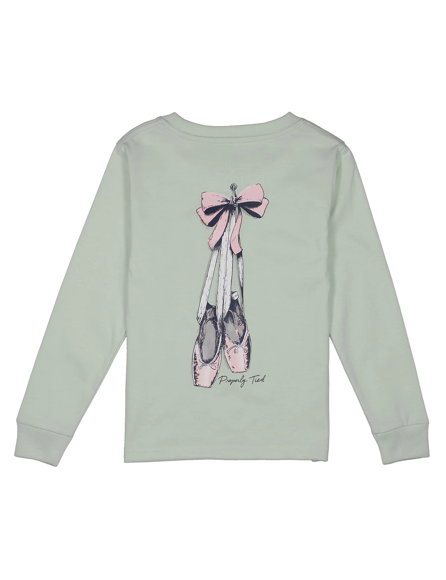 Girls Ballet Long Sleeve - Pale Mint