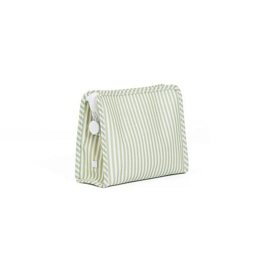 Roadie Medium Zip Pouch - Pimlico Stripe Sage