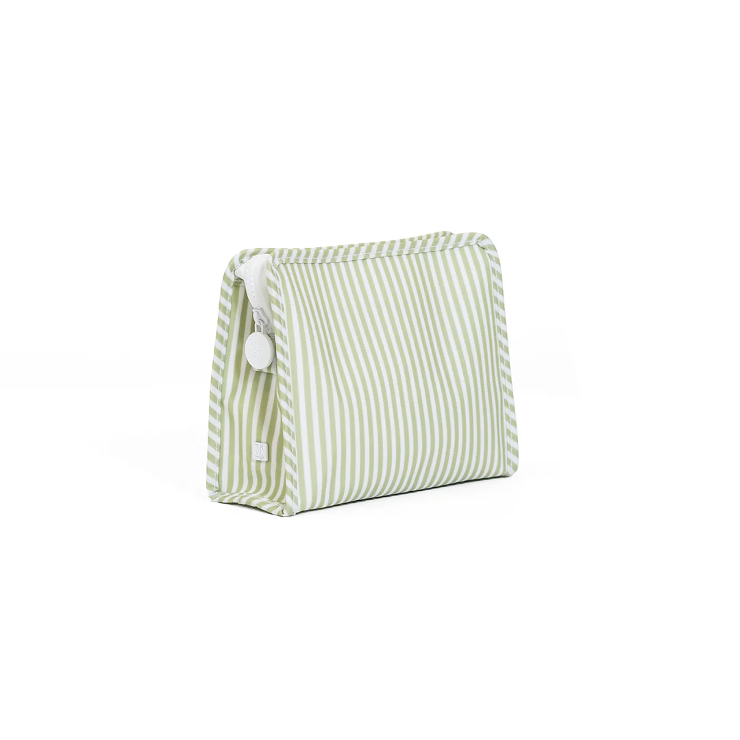 Roadie Medium Zip Pouch - Pimlico Stripe Sage