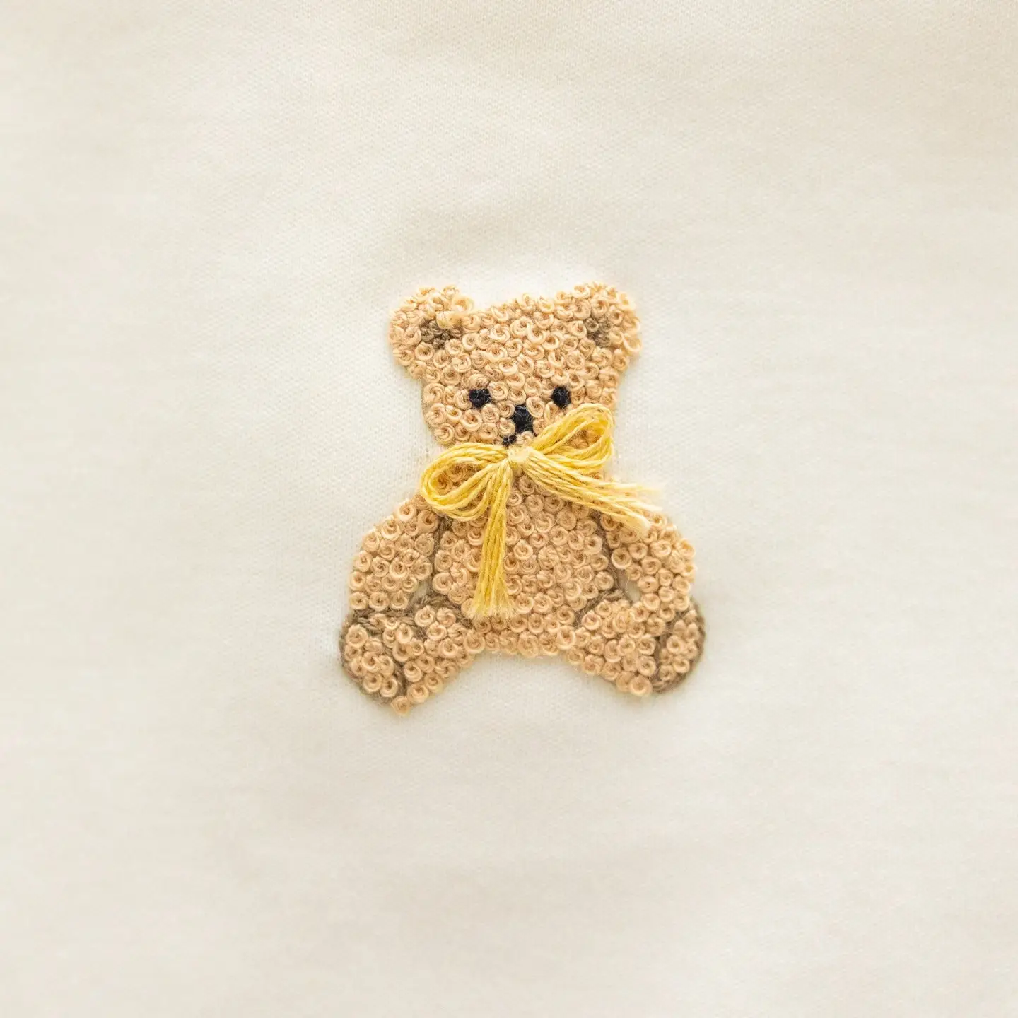Bear Hugs Zip Footie - Ivory