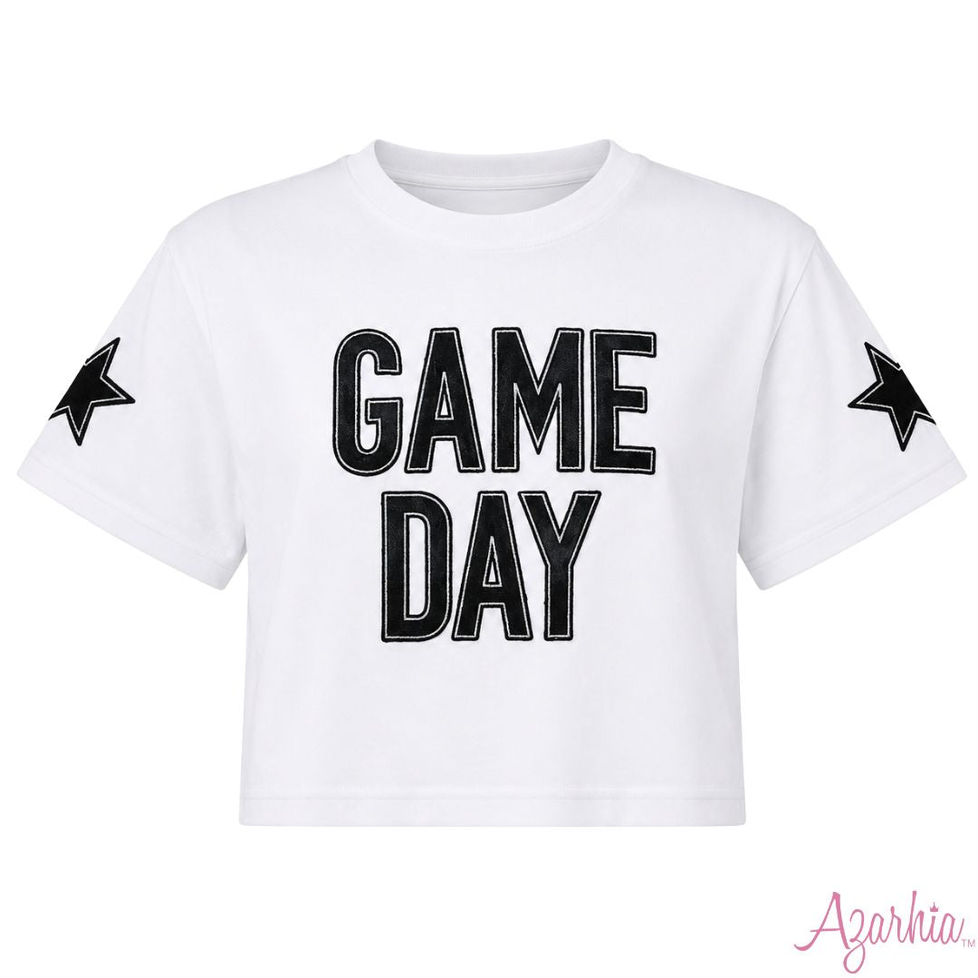 Shimmer Applique Game Day Box Black