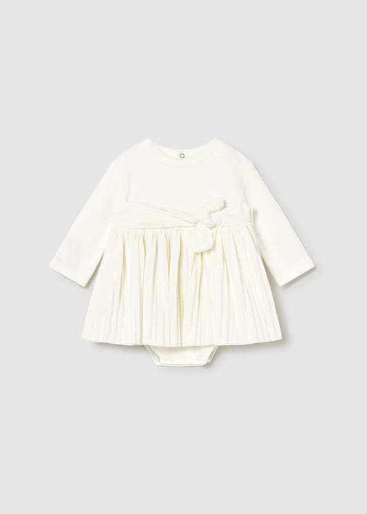 Newborn Girl Gathered Dress